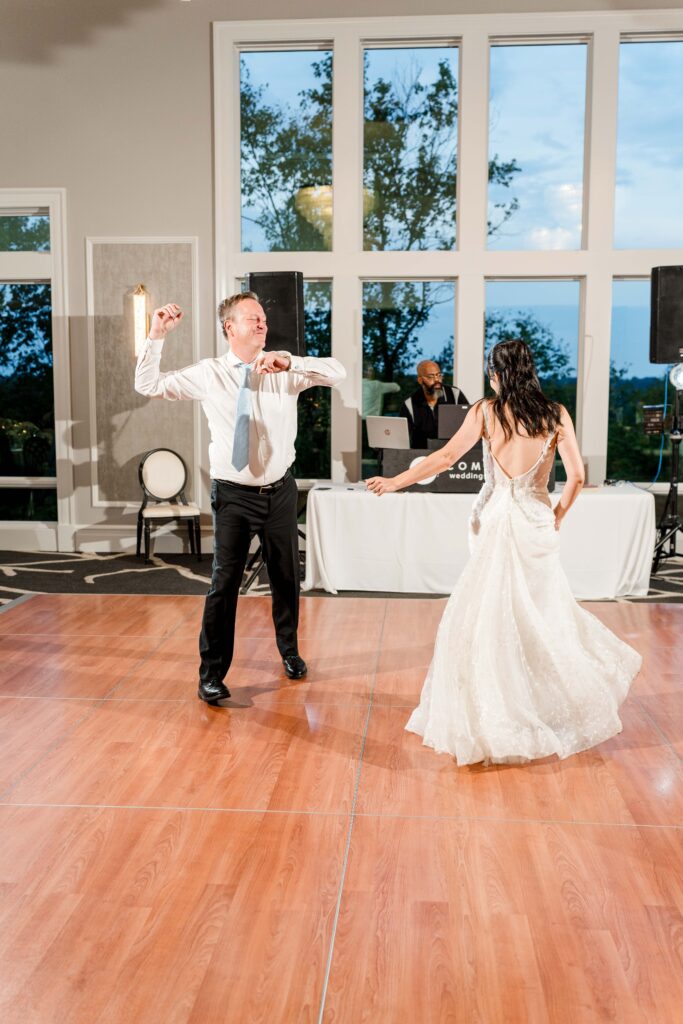 Father of Max and bride dance