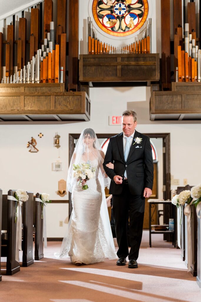 Sertap walking down the aisle