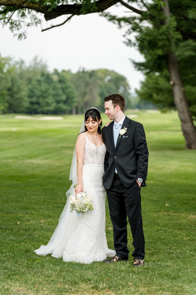 Max & Sertap Couples Portrait at Blythefield Country Club Golf Course