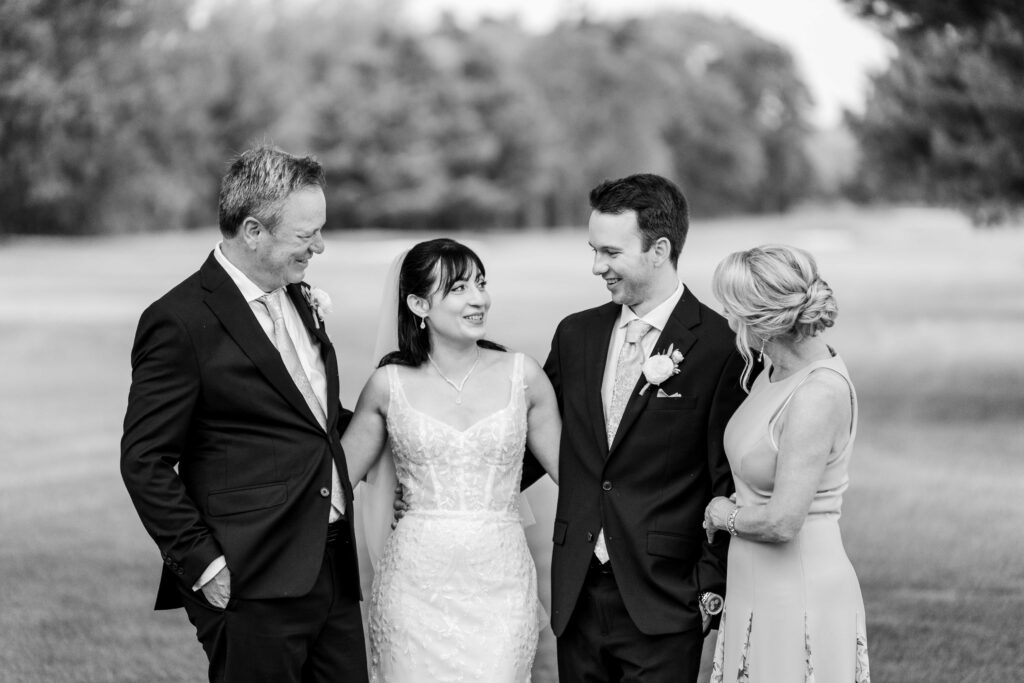 Family Portraits at Blythefield Country Club in Black and White